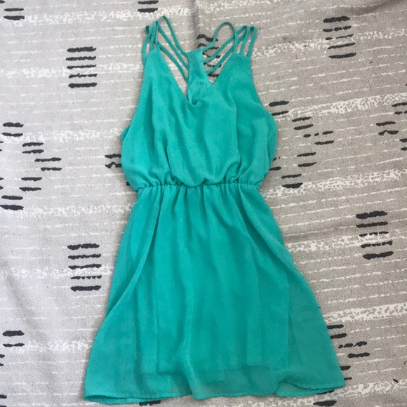 Francesca’s Teal Sundress - Picture 1 of 5